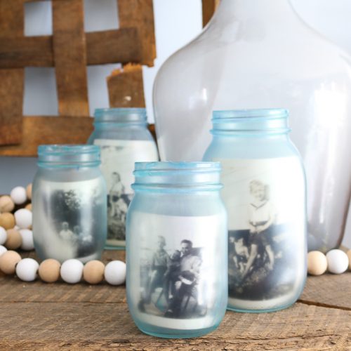 Beautiful Sea Glass Painted Mason Jars Angie Holden The Country Chic