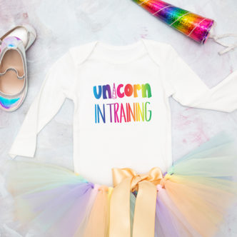 unicorn svg file for babies and toddlers