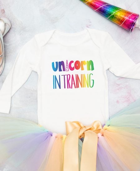 unicorn svg file for babies and toddlers