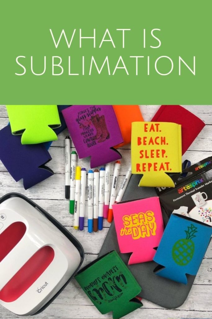 What is sublimation? Learn all about this printing process and how the average crafter can enjoy its benefits! #sublimation #crafter #crafting