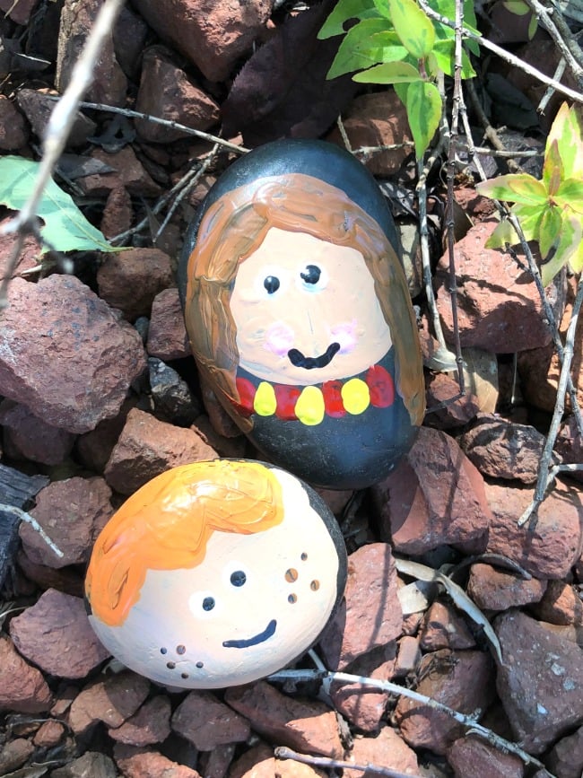 Painted-Rocks-Harry-Potter-Hermione-Granger-and-Ron-Weasley