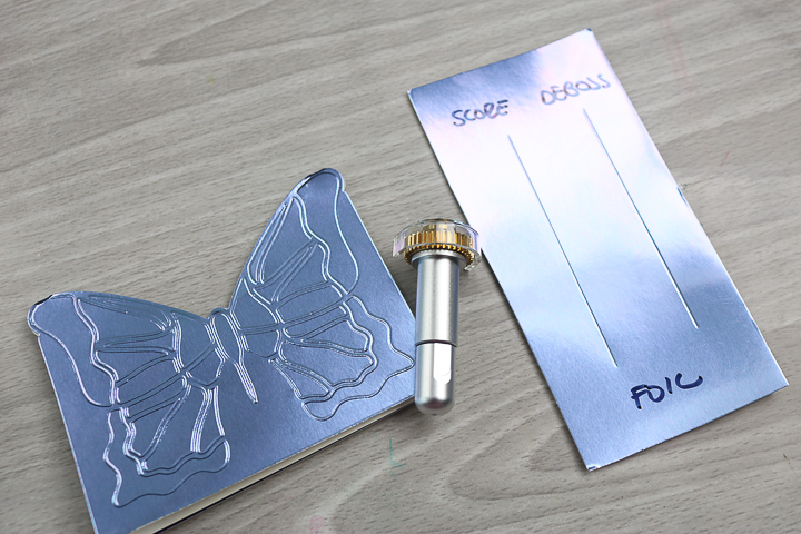 foil paper deboss on cricut machine