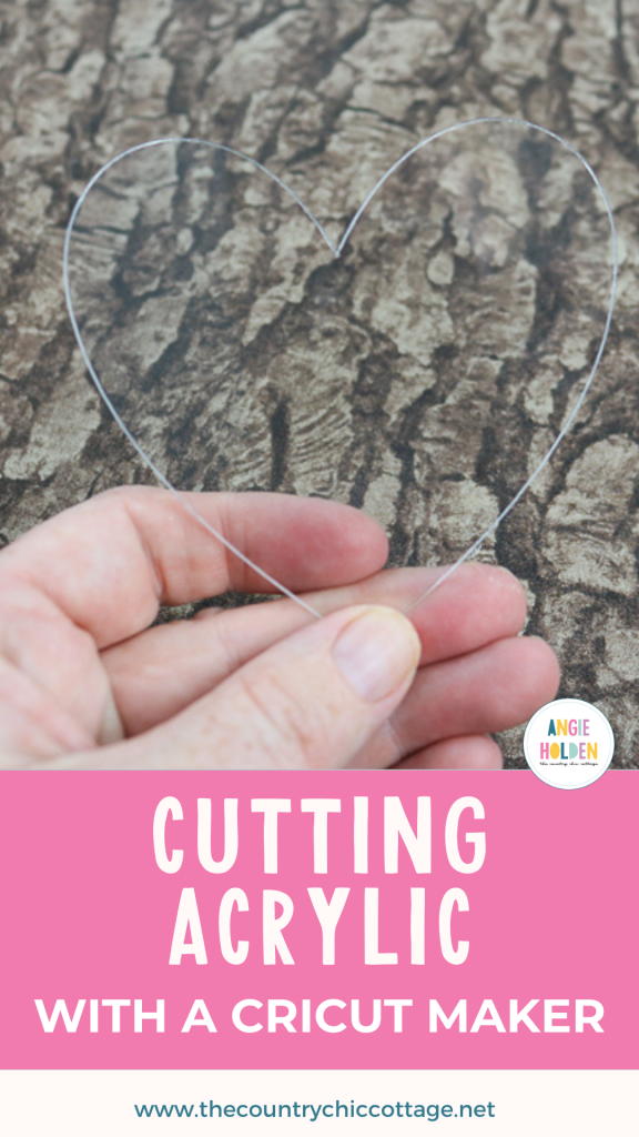 cutting acrylic with a Cricut maker