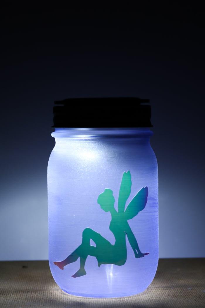 solar powered mason jar light