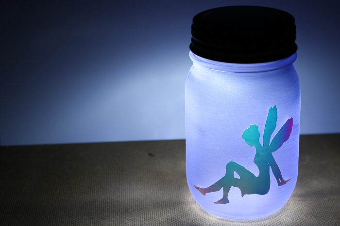 solar mason jar