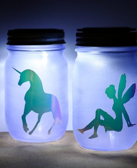 unicorn mason jar