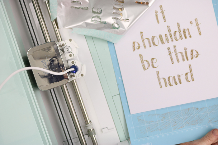 How to Use the Foil Quill on a Cricut Machine - Angie Holden The Country  Chic Cottage