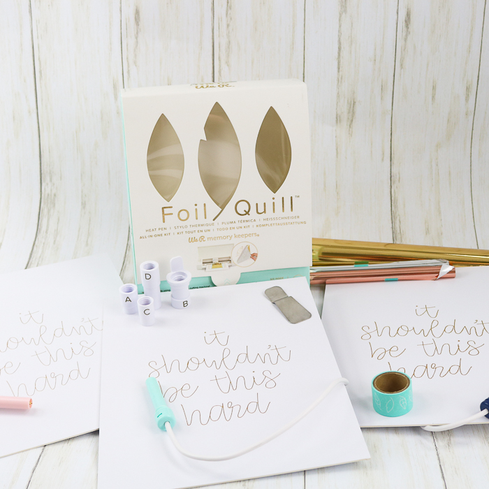 foil quill cricut maker