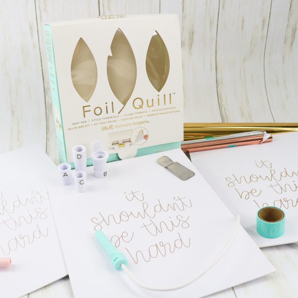 How to Use the Foil Quill on a Cricut Machine Angie Holden The