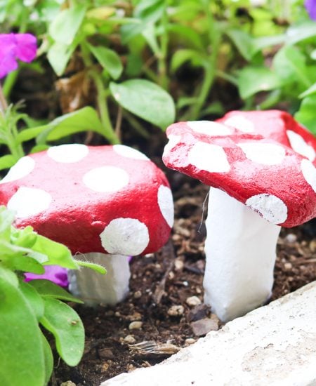 painted stones for a garden