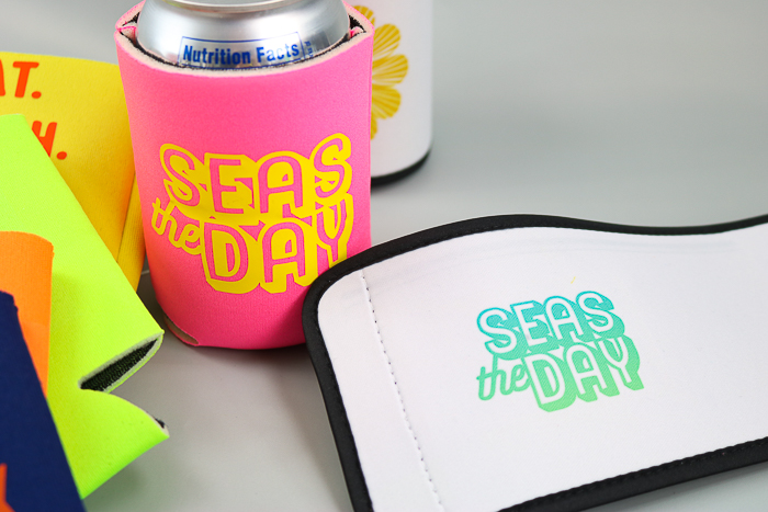 diy can koozie with cricut