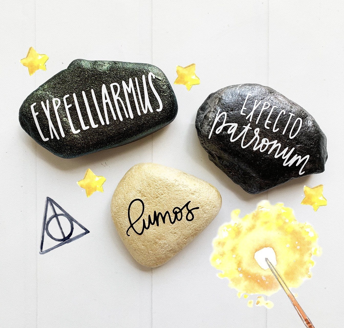 painted-rocks-harry-potter-1