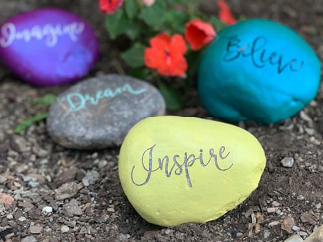 painting rocks inspirational