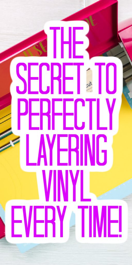 perfectly layering vinyl