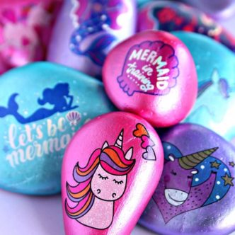 rock painting tattoos