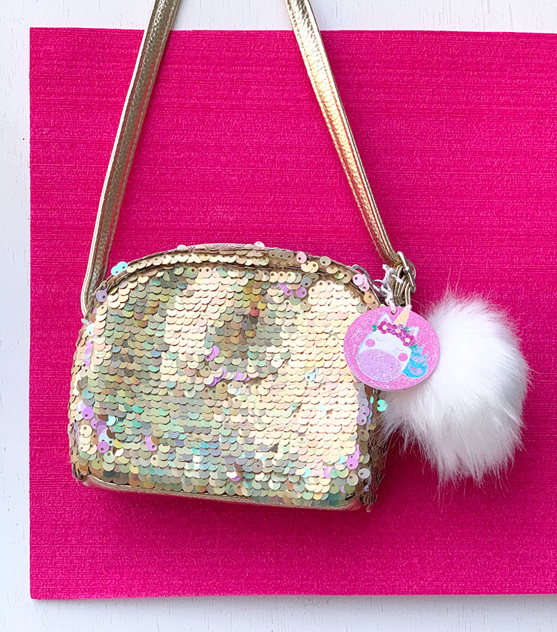 unicorn purse charm