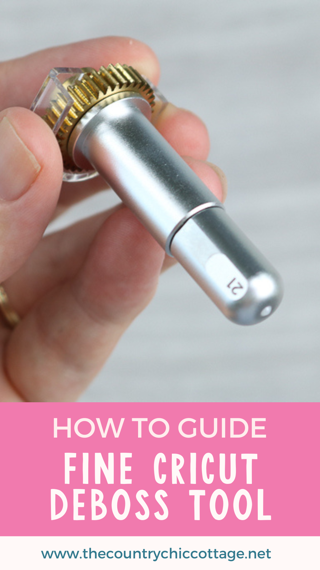 How to Use the Fine Cricut Deboss Tool - Angie Holden The Country Chic ...