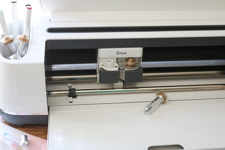 cricut maker with blades including perforation blade