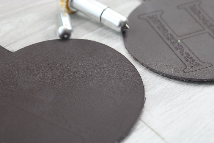 embossing vs engraving leather comparison