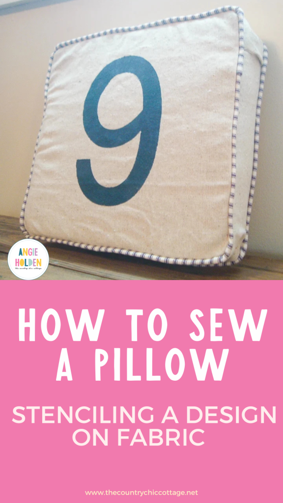 how to sew a pillow