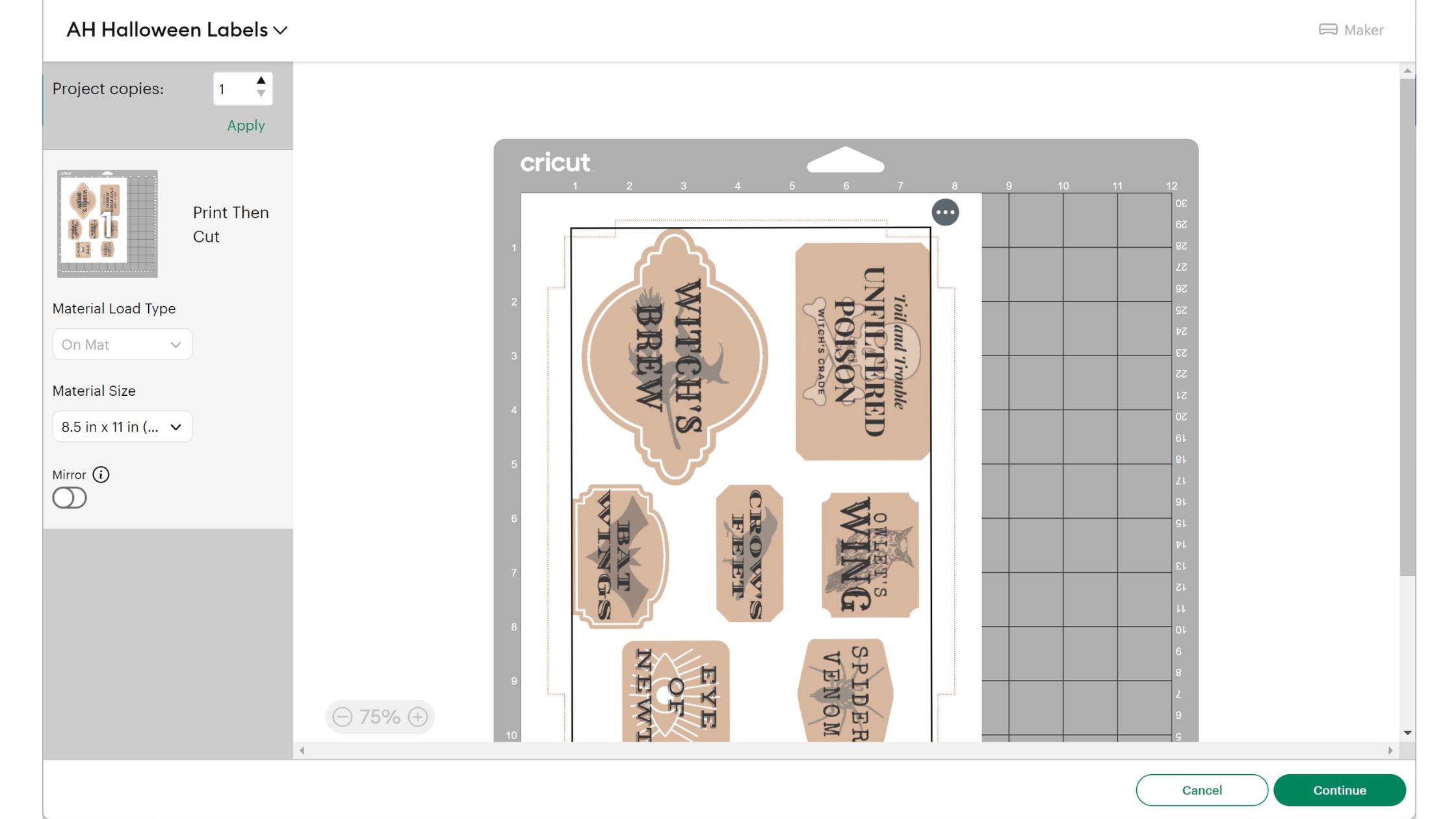 Free Printable Halloween Labels - Angie Holden The Country Chic Cottage