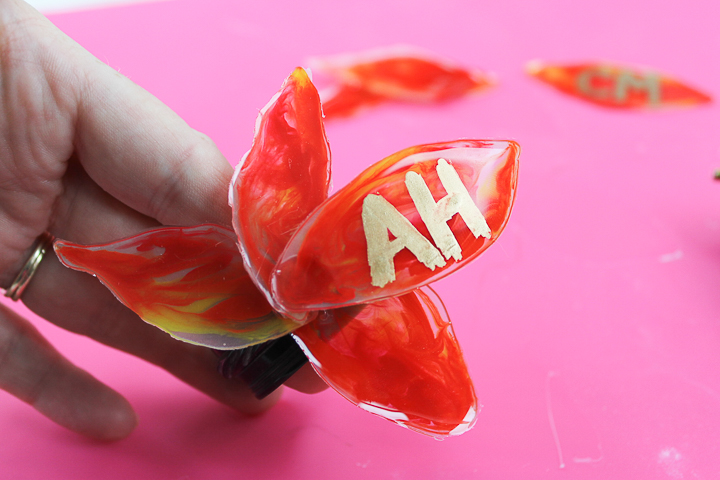 making fall napkin rings