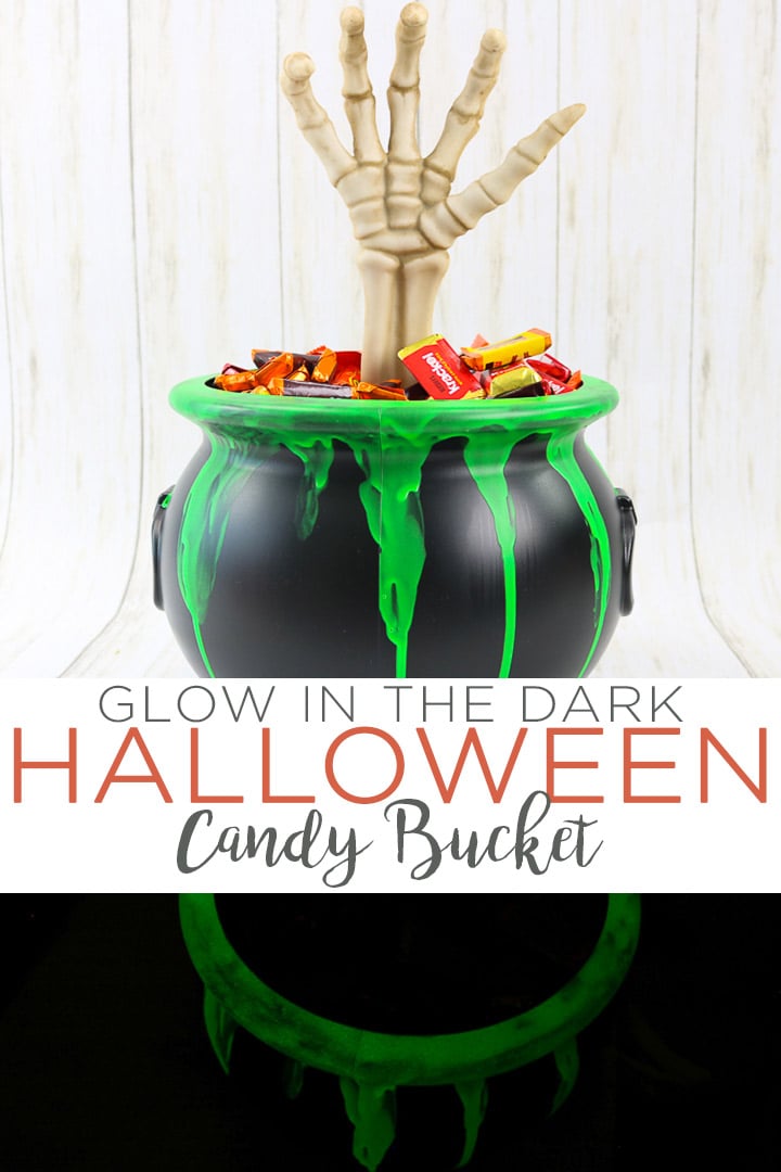 DIY Halloween Candy Bucket pin image