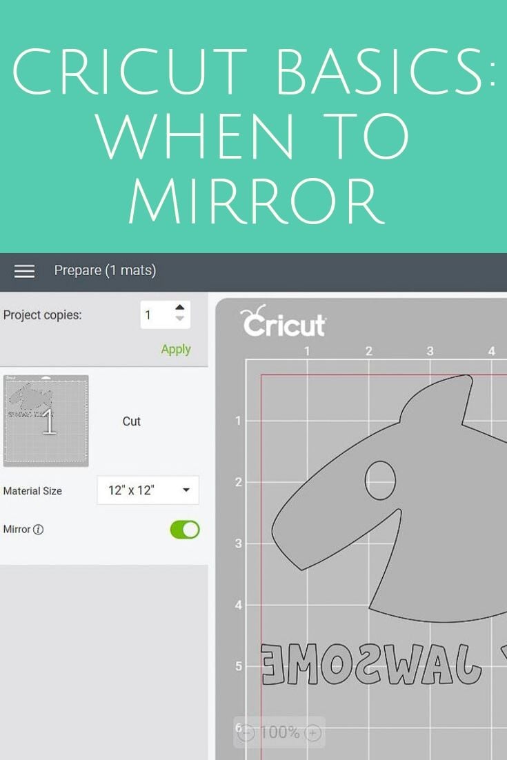 When to Mirror Your Cut on the Cricut Machine - Angie Holden The Country  Chic Cottage