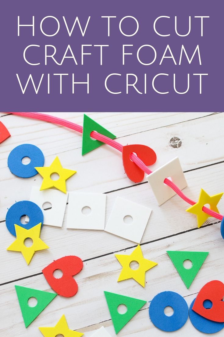 Learn how to cut craft foam with a Cricut machine! What is the best blade? What projects can you make? And so much more! #craftfoam #cricut #cricutmade #cricutcreated #crafts #diy