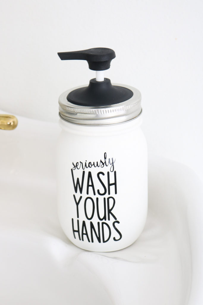 DIY Mason Jar Soap Dispenser The Country Chic Cottage