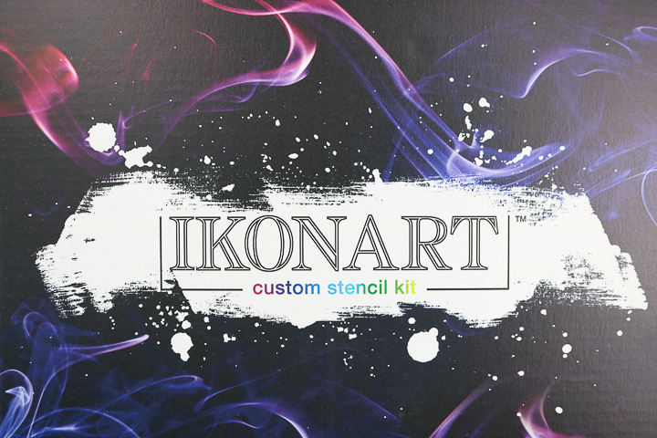 ikonart custom stencil kit logo graphic