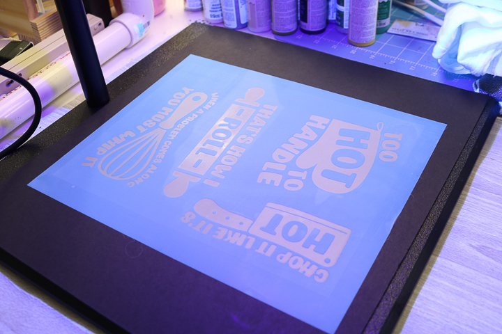 making reusable silkscreens for crafting with ikonart stencil kit