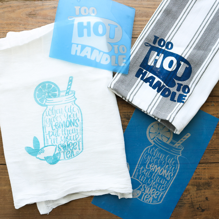 ikonart stencil kit with kitchen towel