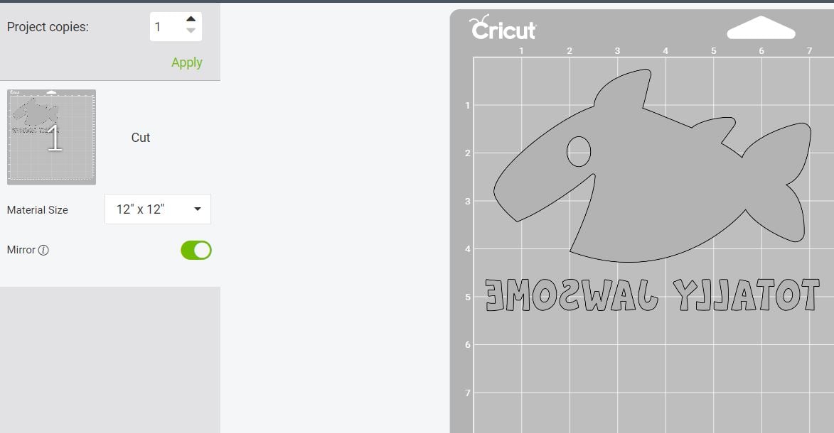 learn when to mirror when cutting with your cricut machine