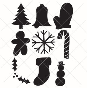 Christmas Shapes SVG Files for Free - Angie Holden The Country Chic Cottage