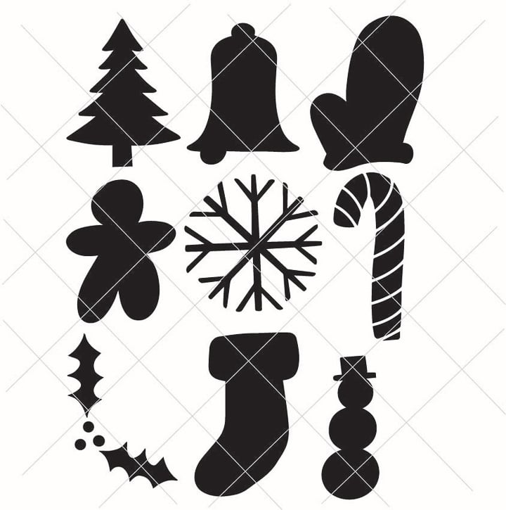 christmas shapes free svg files