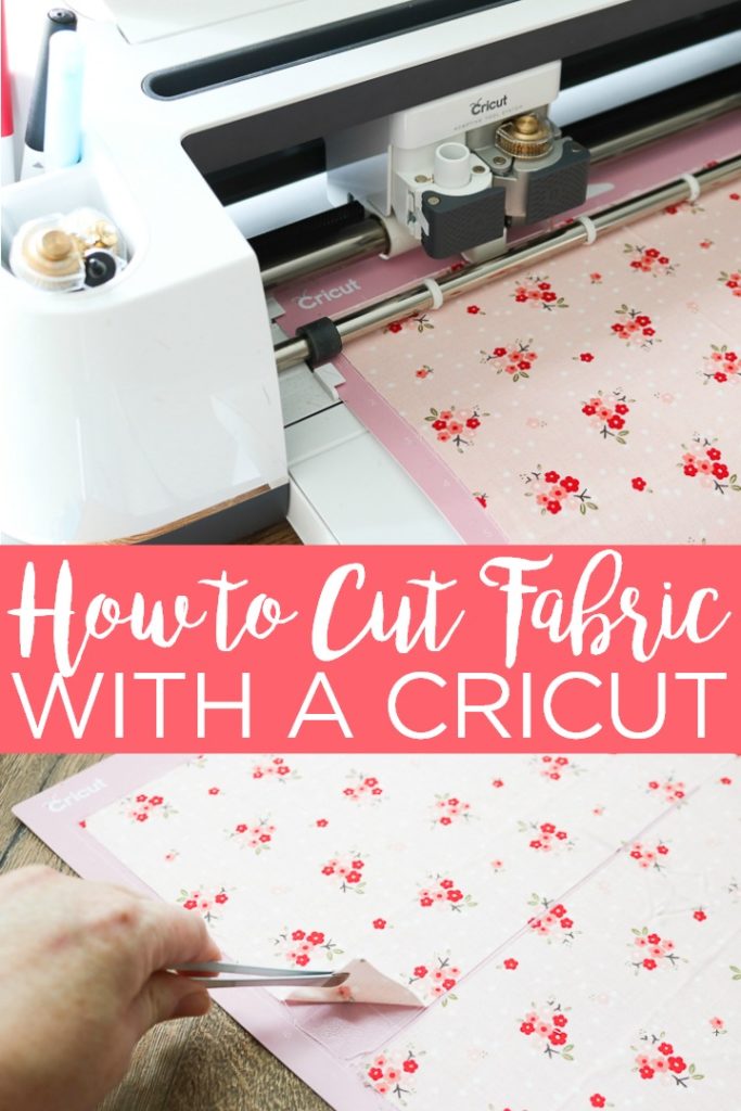 Learn how to cut fabric with a Cricut! Whether you have a Cricut Explore Air 2 or a Cricut Maker, you can cut fabric! #cricut #cricutcreated #fabric #cricutmachine