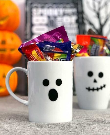 Make Easy Halloween Mugs