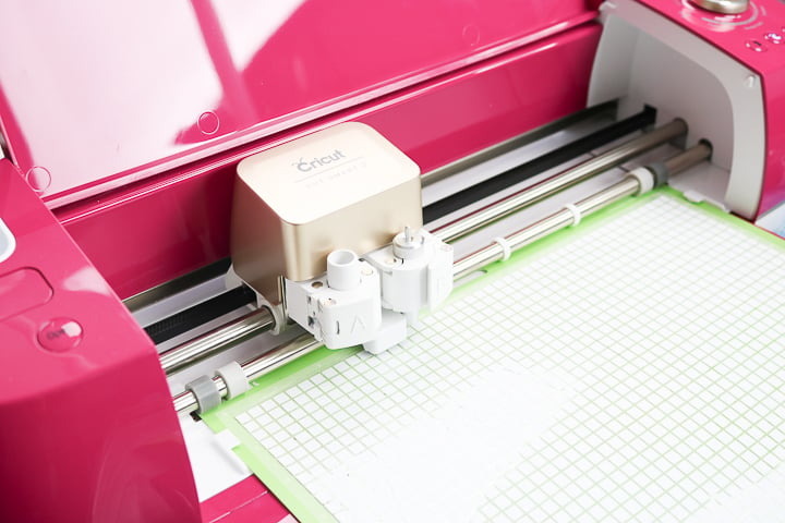 cricut explore cutting mosaic heat transfer vinyl