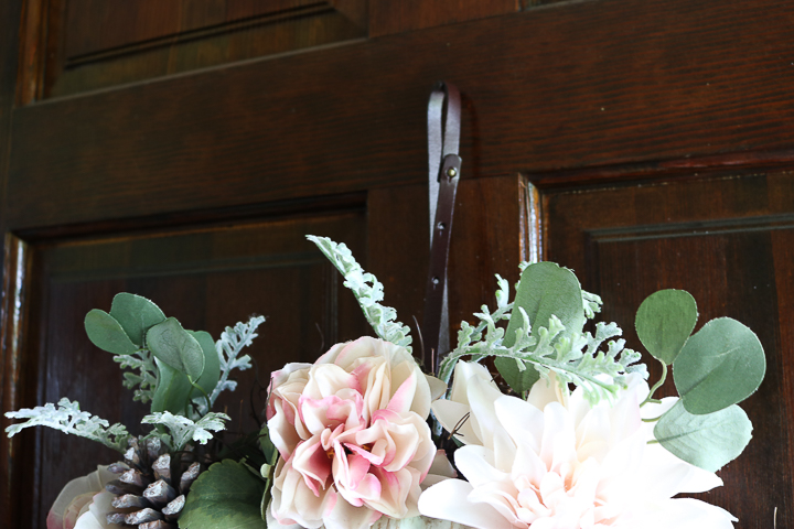 hanging a fall wreath