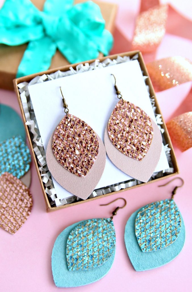 Glitter_Leather_Earrings