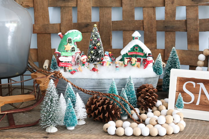 Christmas Fairy Garden in 15 Minutes or Less