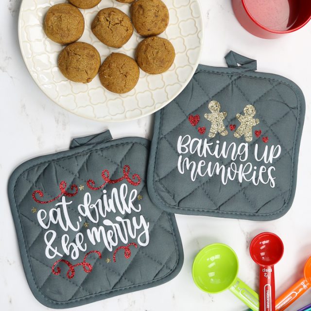 How To Make DIY Christmas Pot Holders With A Cricut Angie Holden The