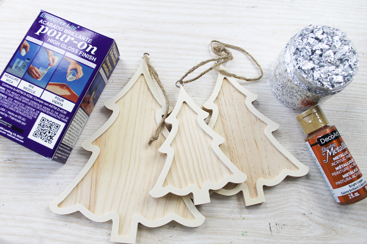 supplies to make diy christmas tree decorations