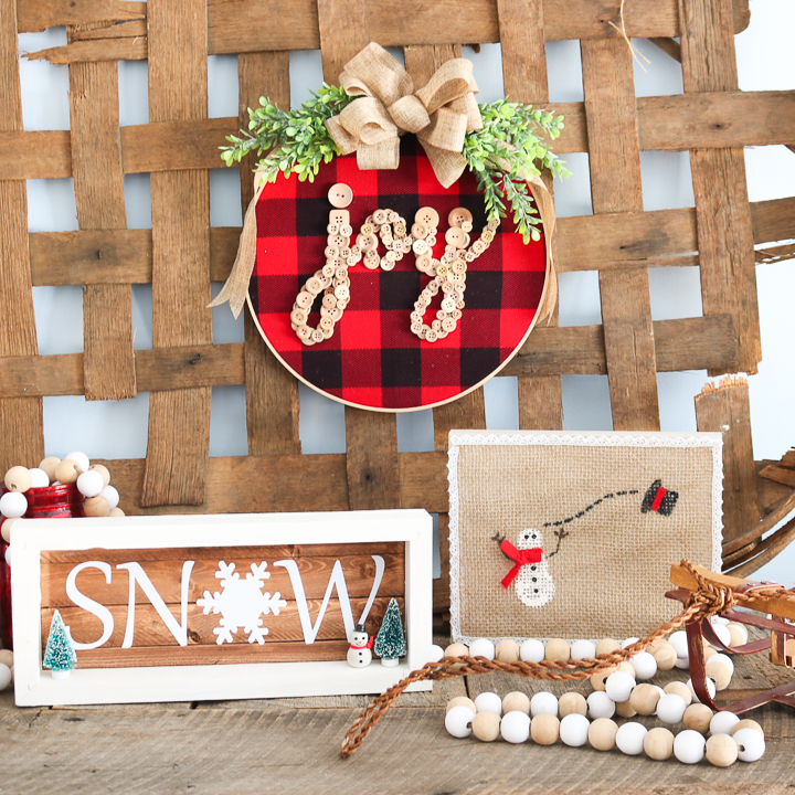 holiday hoop wreath