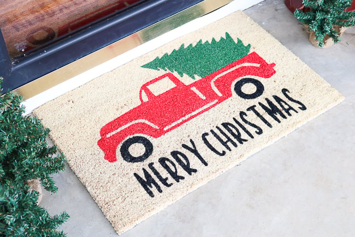 christmas door mat