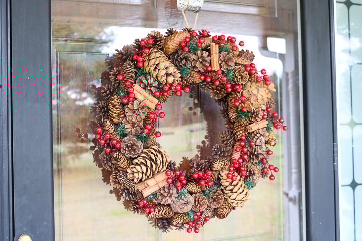 pine cone wreath