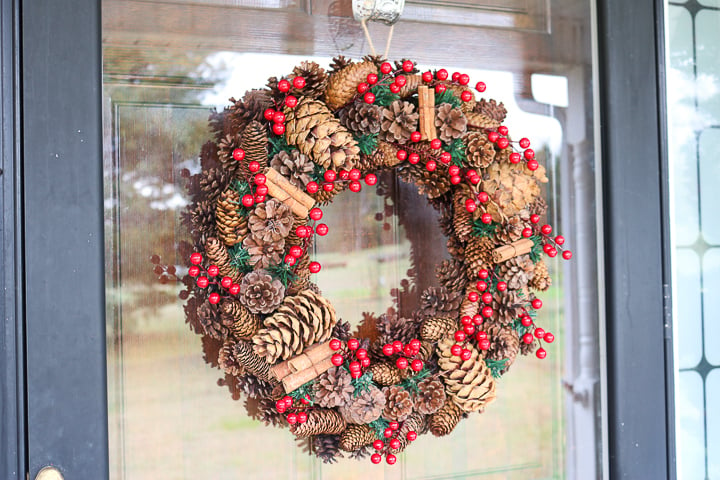 pine cone wreath