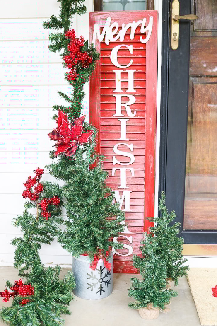 merry christmas outdoor sign