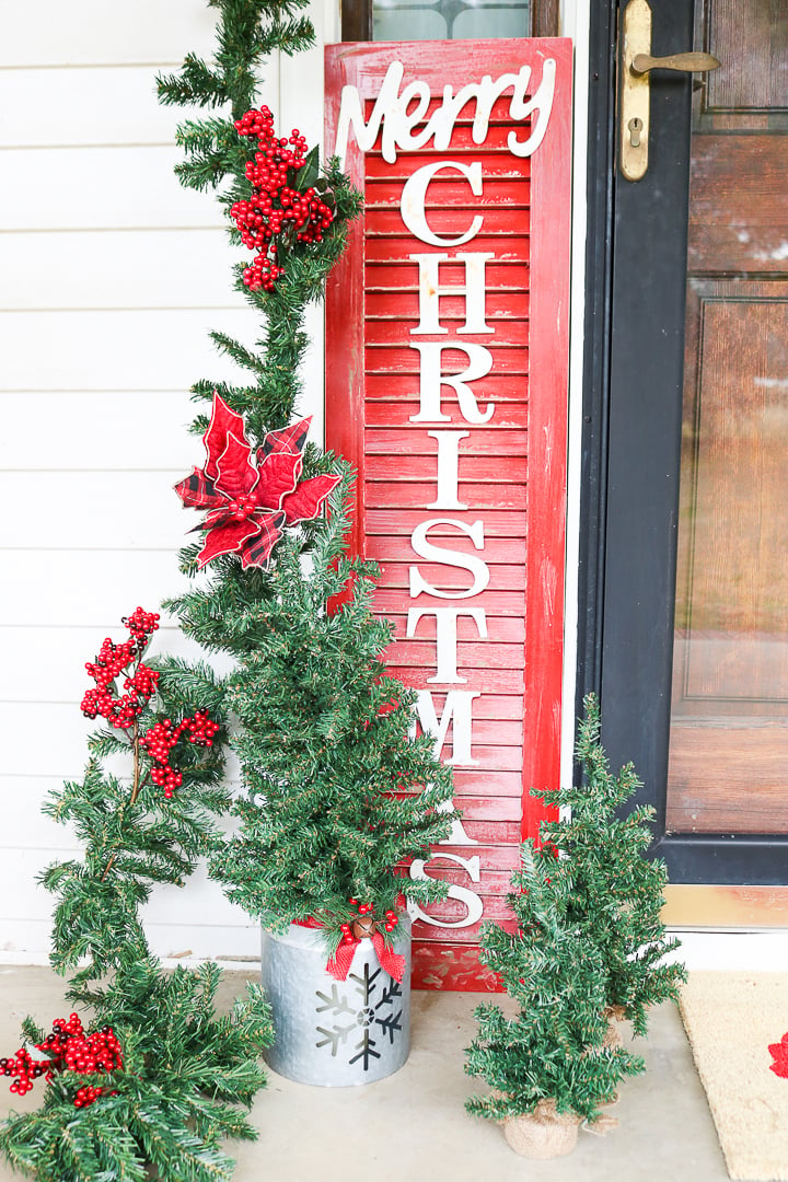 merry christmas outdoor sign